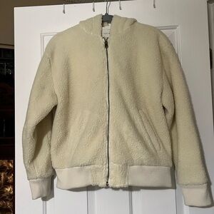 Sherpa Zip Up Hoodie